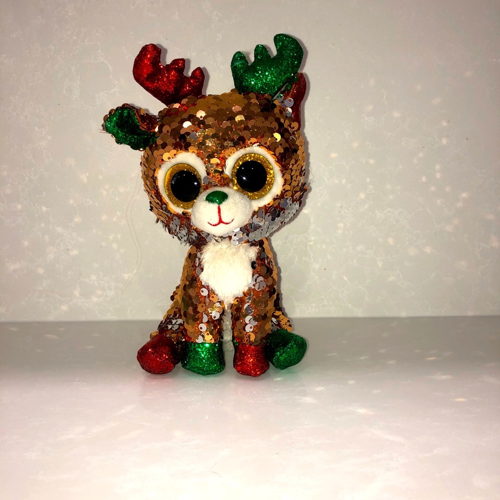 Ty Flippables Tegan Reindeer